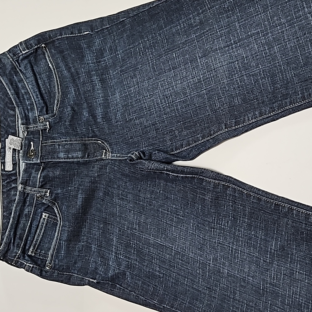 CHICO'S Platinum Blue Denim Jean's Size 1 Waist 32 #W-822